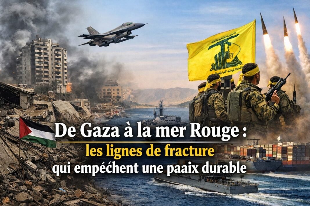 De Gaza à la mer Rouge : les lignes de fracture qui empêchent une paix durable