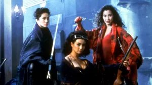 THE HEROIC TRIO, (DUNG FONG SAAM HAP), Anita Mui, Maggie Cheung, Michelle Yeoh, 1993