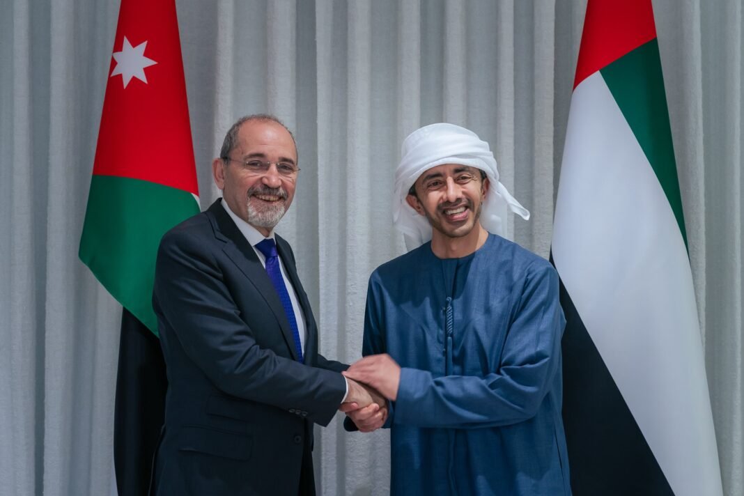UAE and Jordan Foreign Ministers Abdullah bin Zayed and Ayman Safadi Lead High-Level Diplomatic Coordination Amid Rising Regional Tensions UAE and Jordan Foreign Ministers Abdullah bin Zayed and Ayman Safadi Lead High-Level Diplomatic Coordination Amid Rising Regional Tensions