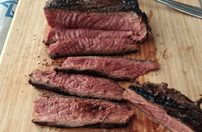 Grilled steak marinade. (credit: HENNY SHOR)