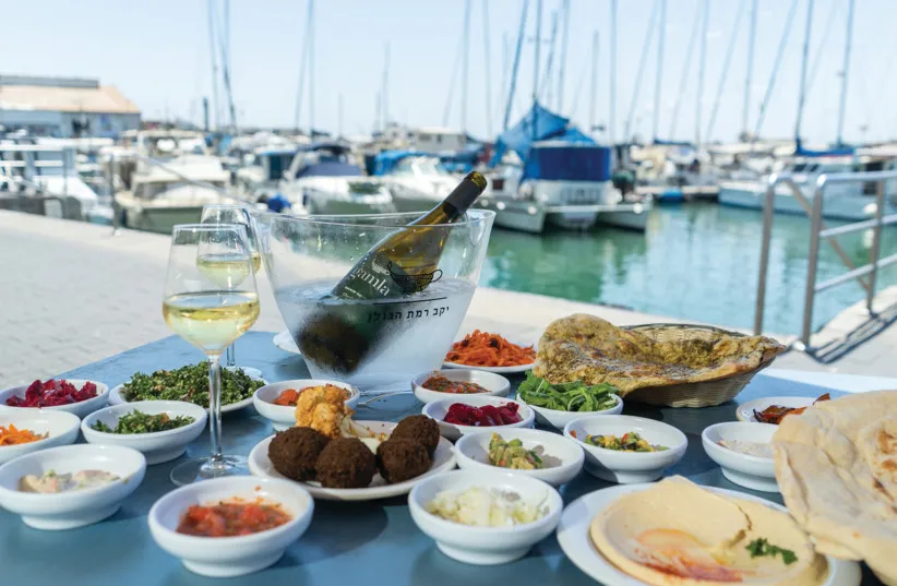 Classic Israeli mezze – small dishes full of flavor, spice, and variety.