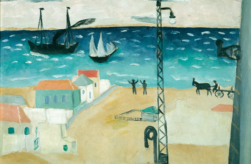 REUVEN RUBIN ‘Tel Aviv Beach,’ 1924, Rubin Museum Collection, gift of Sarah and William Lees, New York
