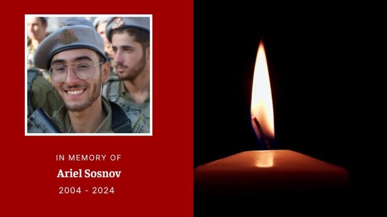 A legacy of love and service: Remembering Ariel Sosnov