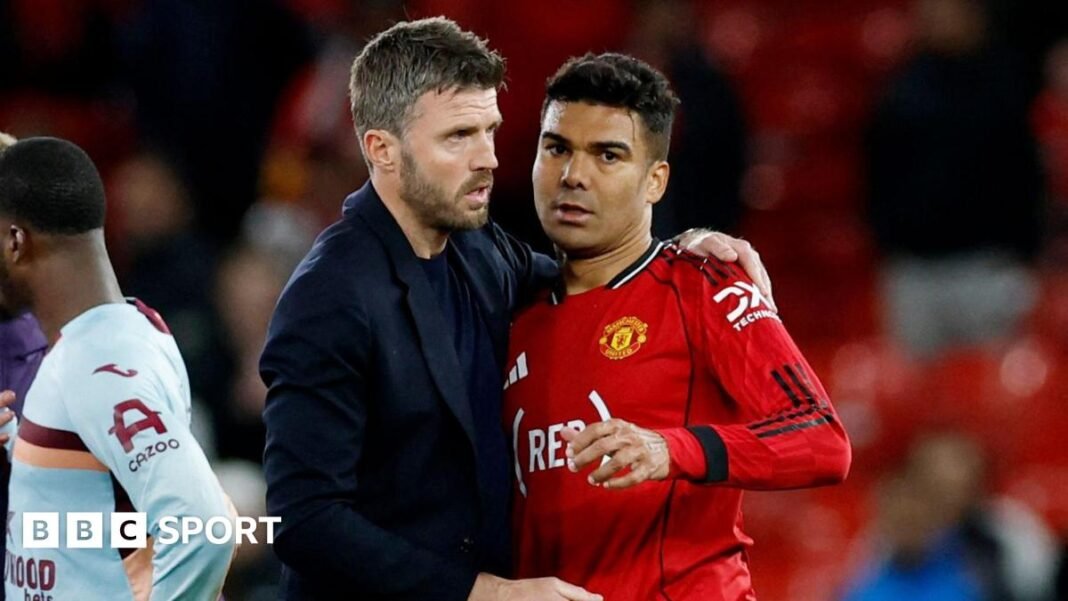 Michael Carrick and Casemiro