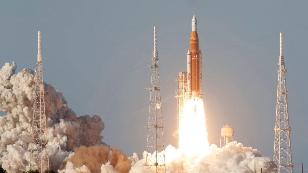 NASA’s Artemis II mission takes off with four astronauts for historic lunar journey