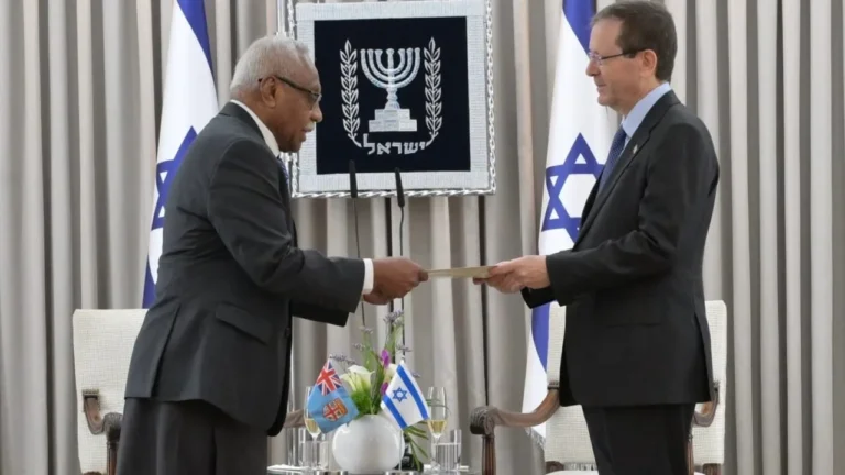 Small nations, strong ties: Fiji’s ambassador talks faith, friendship, and Israel – interview