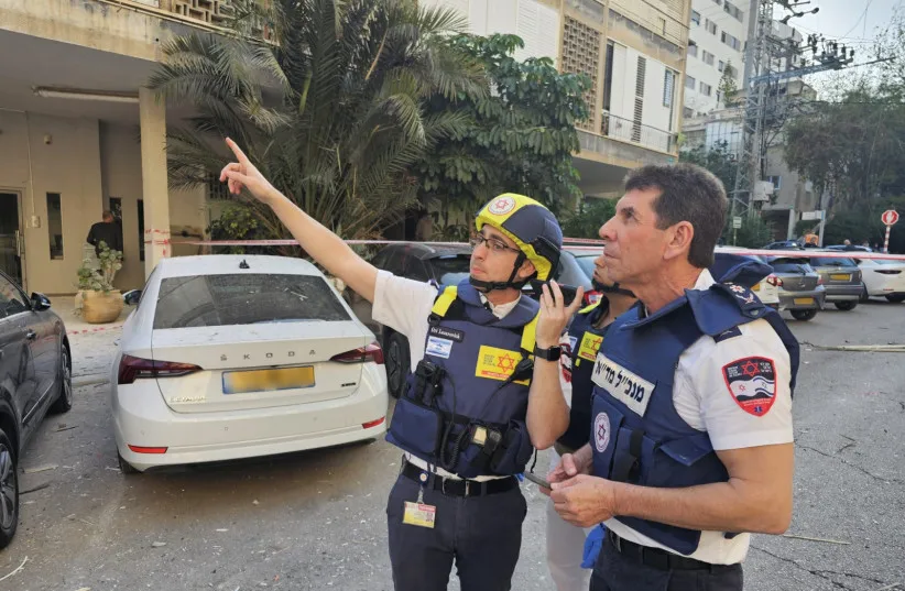 Bin at an impact strike in Bnei Brak during Roaring Lion Operation: ''Every call is an entire world.''