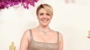 Greta Gerwig at the 96th Annual Oscars held at Ovation Hollywood on March 10, 2024 in Los Angeles, California.