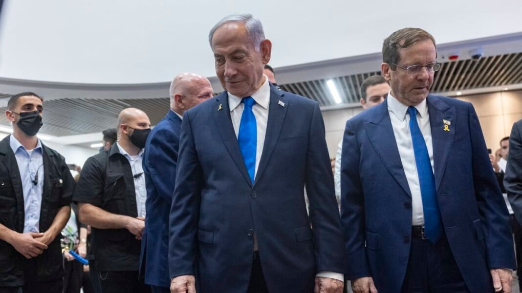 President Herzog not planning to pardon Netanyahu soon, pushing for plea deal