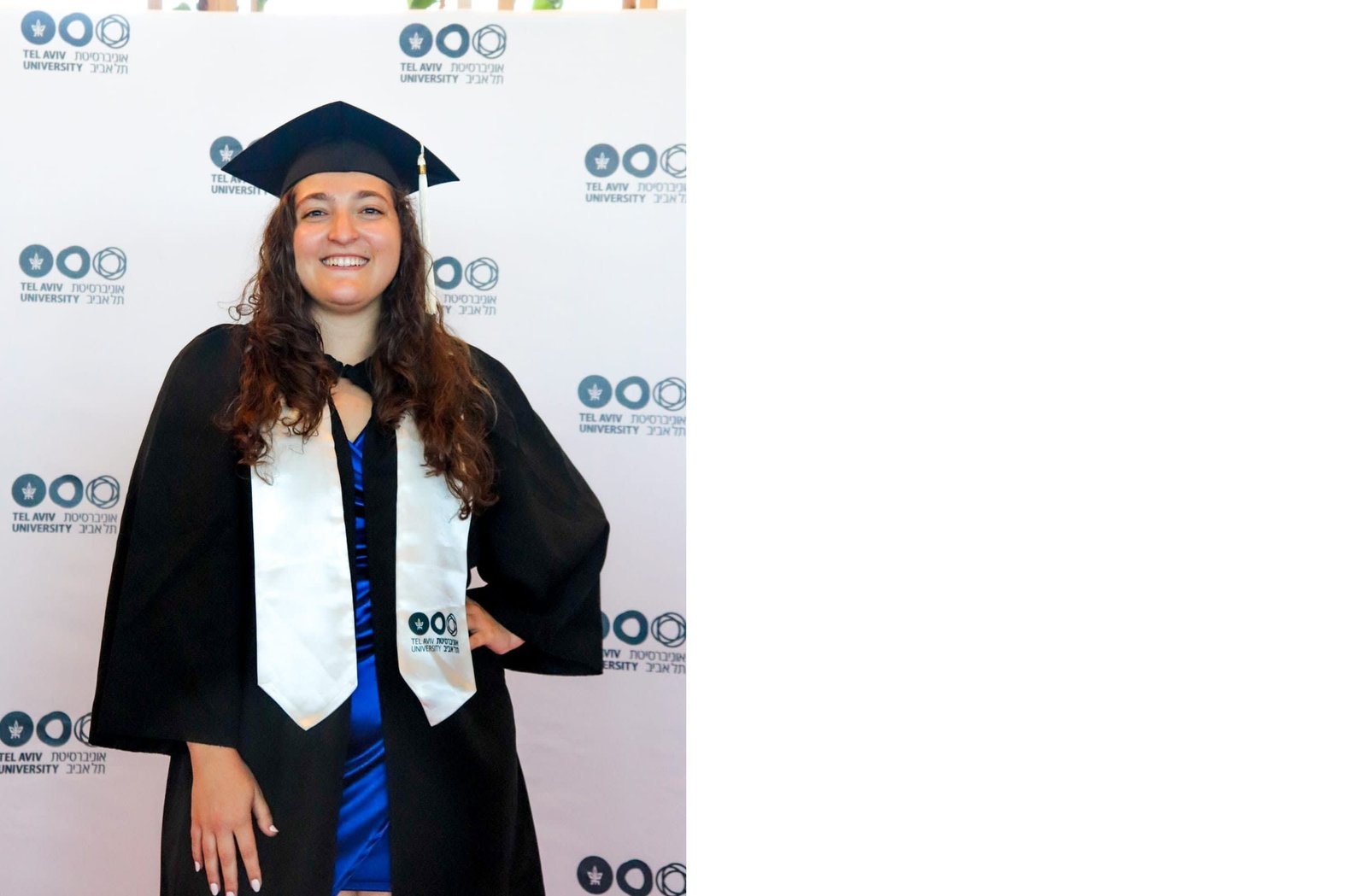 Galit Shapira at the graduation ceremony.