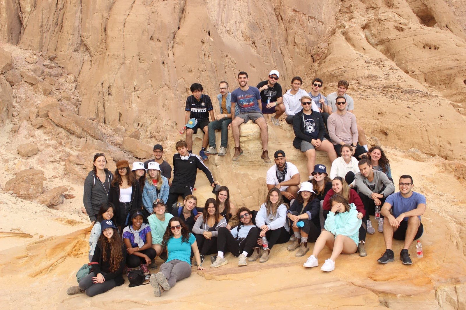 On a field trip with TAU classmates.