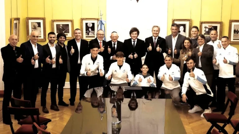 Argentine President Milei hosts Argentine Maccabiah delegation
