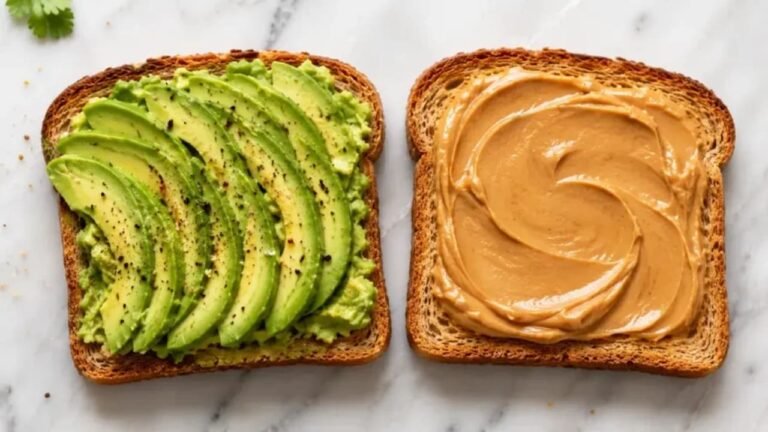 Avocado toast vs. peanut butter toast: The ultimate healthy fat bomb