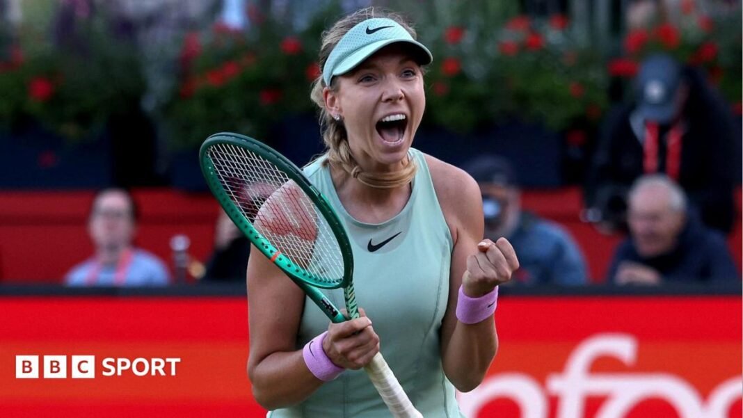 Boulter stuns Rybakina at Queen's for biggest career win