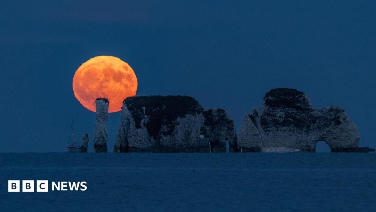 In pictures: Stunning Strawberry Moon lights up the sky - The Israel ...