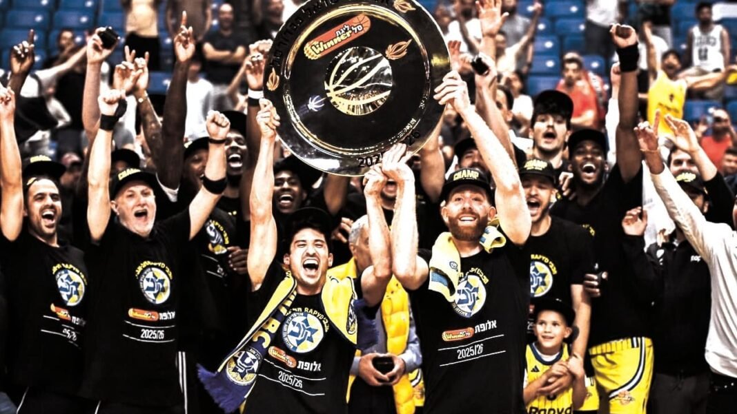 Maccabi Tel Aviv captures championship in game 4 against Hapoel Tel Aviv Maccabi Tel Aviv captures championship in game 4 against Hapoel Tel Aviv