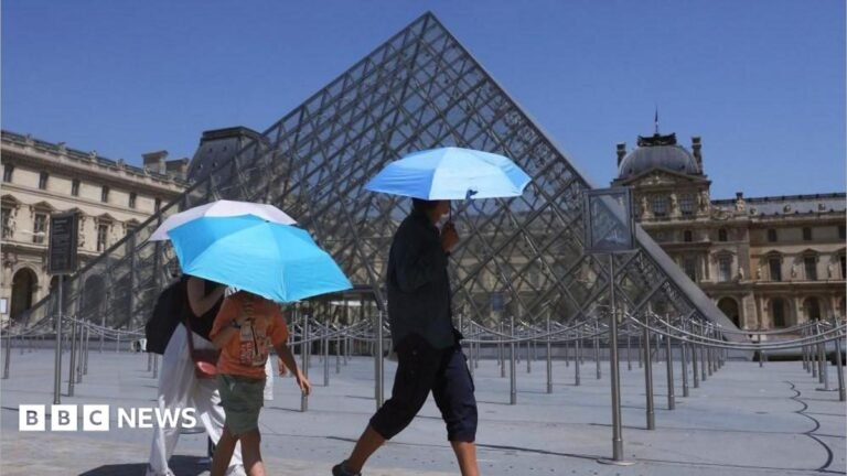 Power outages hit France as it records hottest day since measurements began