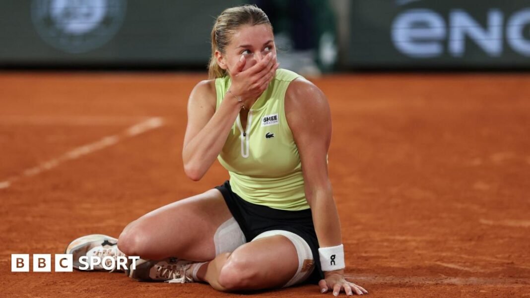 Qualifier Chwalinska sets up French Open final against Andreeva Qualifier Chwalinska sets up French Open final against Andreeva