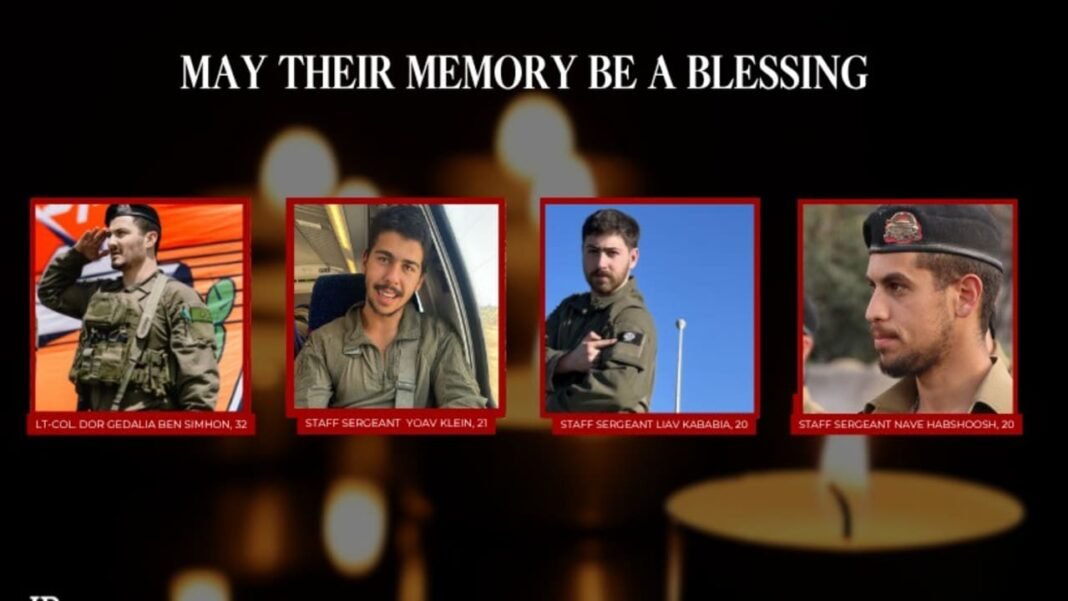 Staff Sergeant Nave Habshoosh named as fourth soldier killed in southern Lebanon tank incident Staff Sergeant Nave Habshoosh named as fourth soldier killed in southern Lebanon tank incident