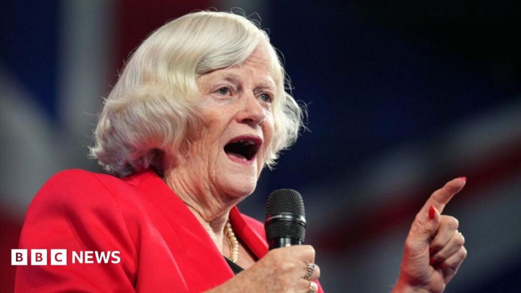 Former Tory minister Ann Widdecombe dies at 78 Former Tory minister Ann Widdecombe dies at 78