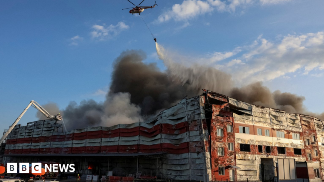 Russia launches major ballistic missile attack on Ukrainian cities