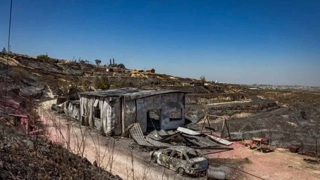 Two arrested on suspicion of starting devastating Gilad Farm fire in Samaria