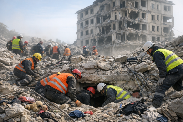 Rescue Crews Continue Search After Colombia Quake Leaves 180 Dead