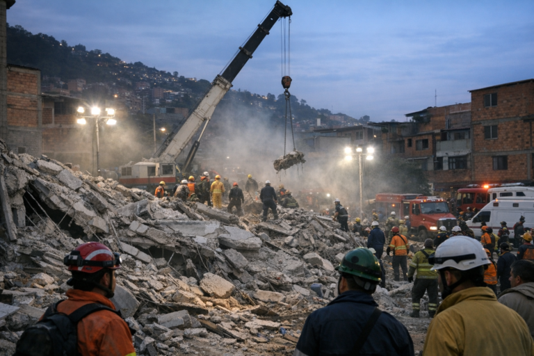 Rescue operations continue after Colombian quake leaves 180 dead
