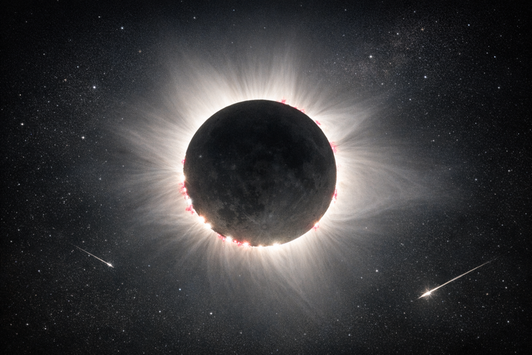 NASA release: first images of August 12 total solar eclipse over Spain reveal corona and prominences