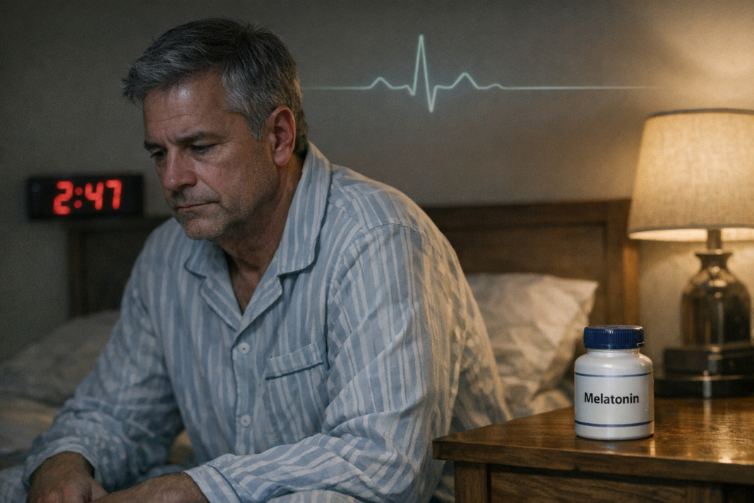 Long-term melatonin linked to higher heart failure risk in people with chronic insomnia