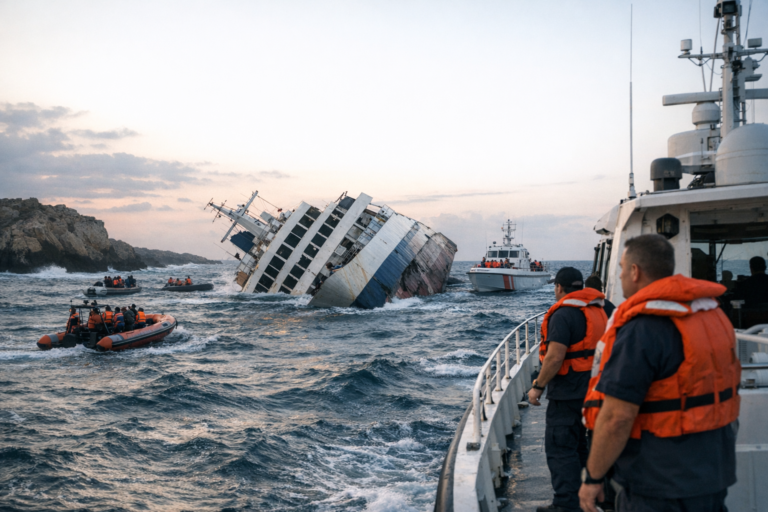 Ferry Capsizes Off Northern Cyprus: Eight Dead, Dozens Unaccounted For