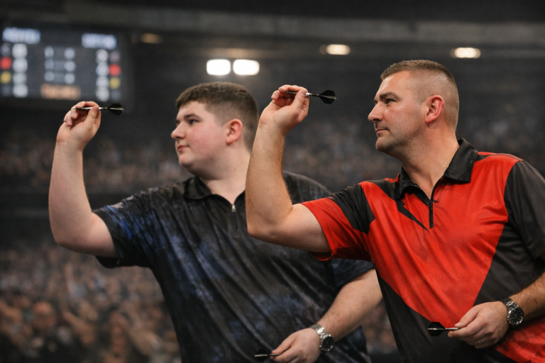 Littler Edges Aspinall in Tight Win at World Series Finals in Amsterdam