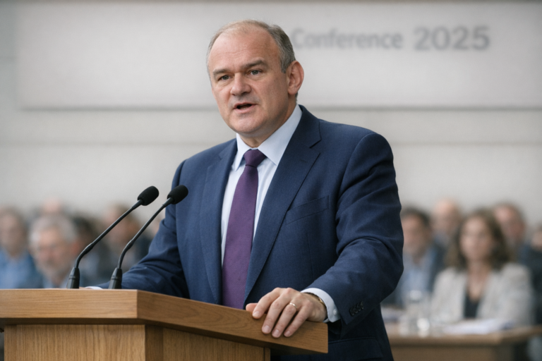 Davey Frames Lib Dems as a Bulwark Against Farage, Eyes Stronger Showing Than 2024