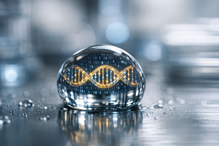 A DNA computer runs calculations inside a single droplet of water