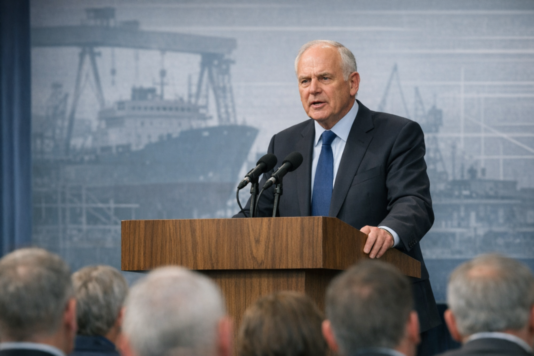 Healey to unveil measures to bolster British shipbuilding at Labour conference Healey to unveil measures to bolster British shipbuilding at Labour conference