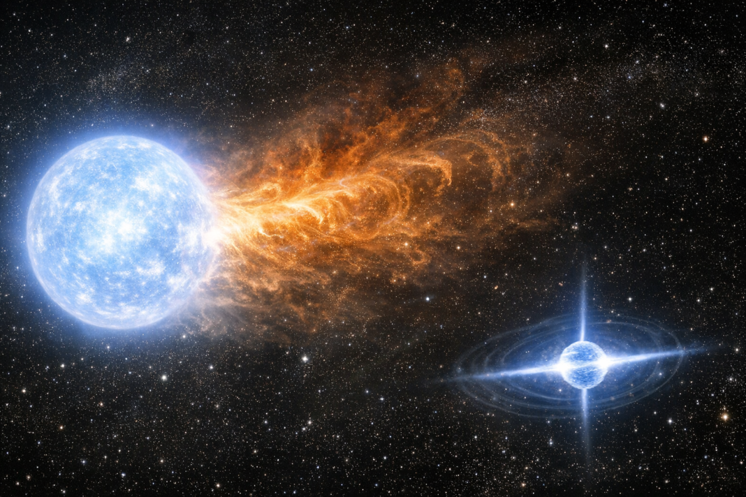 Stellar wind plume fuels repeated X-ray flares from a wobbling pulsar