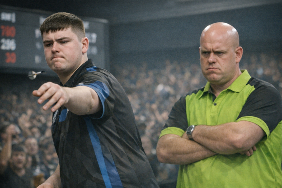 Defending champion Littler and six-time winner Van Gerwen exit in opening-night upsets Defending champion Littler and six-time winner Van Gerwen exit in opening-night upsets