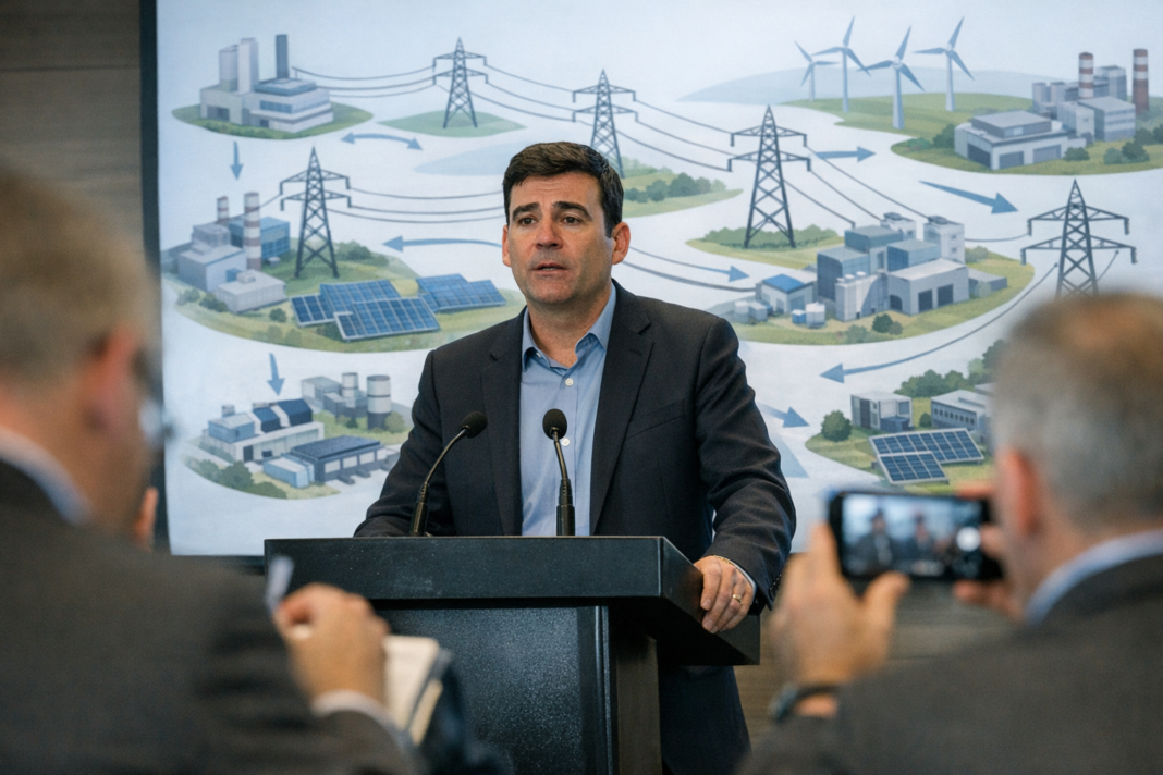 Burnham to present public vehicle to fund power grid as leader focuses on cutting bills
