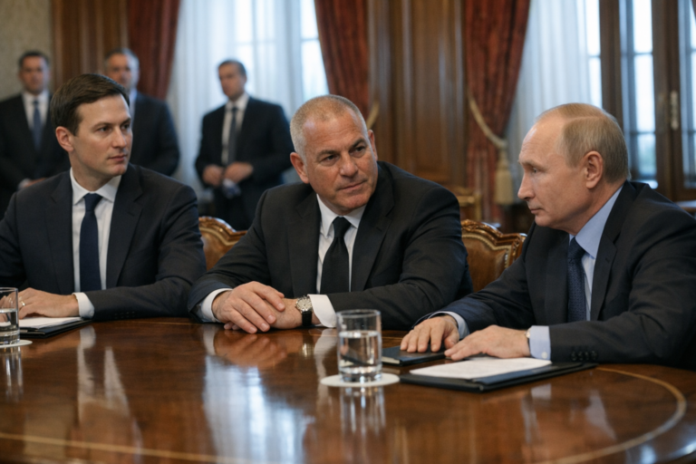 Private US Envoys Meet Putin in Moscow, Head to Ukraine for Further Talks