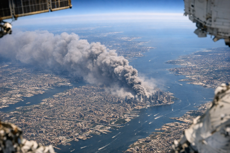 An Astronaut's View: The 9/11 Smoke Plume Seen from Space