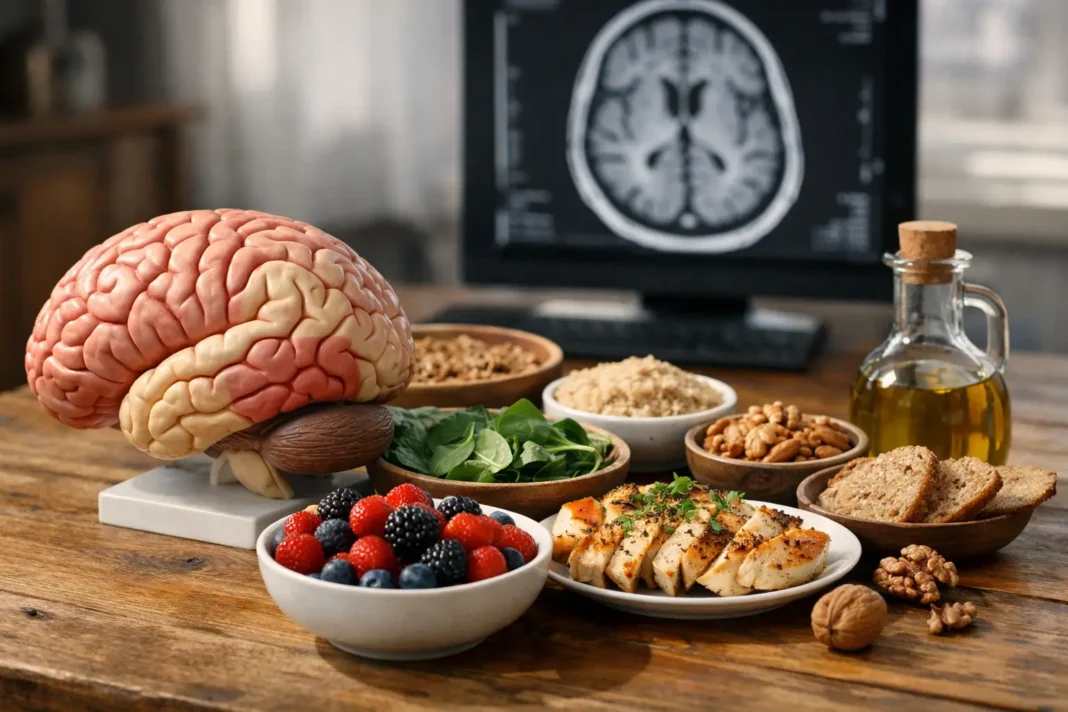 Close Adherence to the MIND Diet Associated With Slower Brain Shrinkage