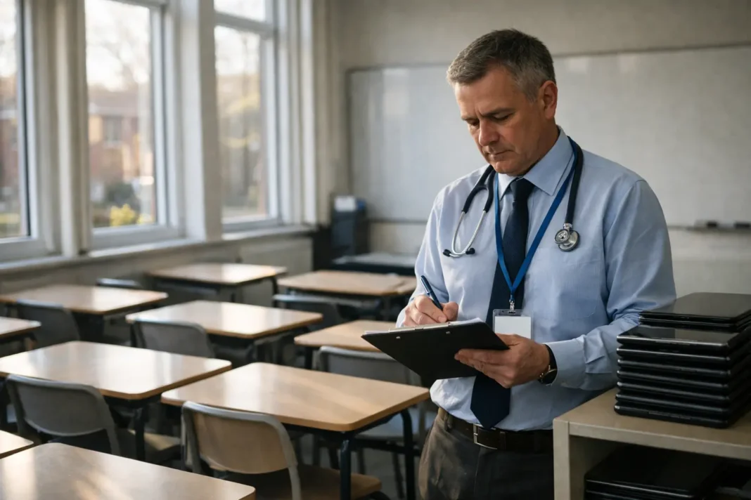 Clinicians Call for Cuts to Classroom Screen Time Amid Rise in Short-Sightedness
