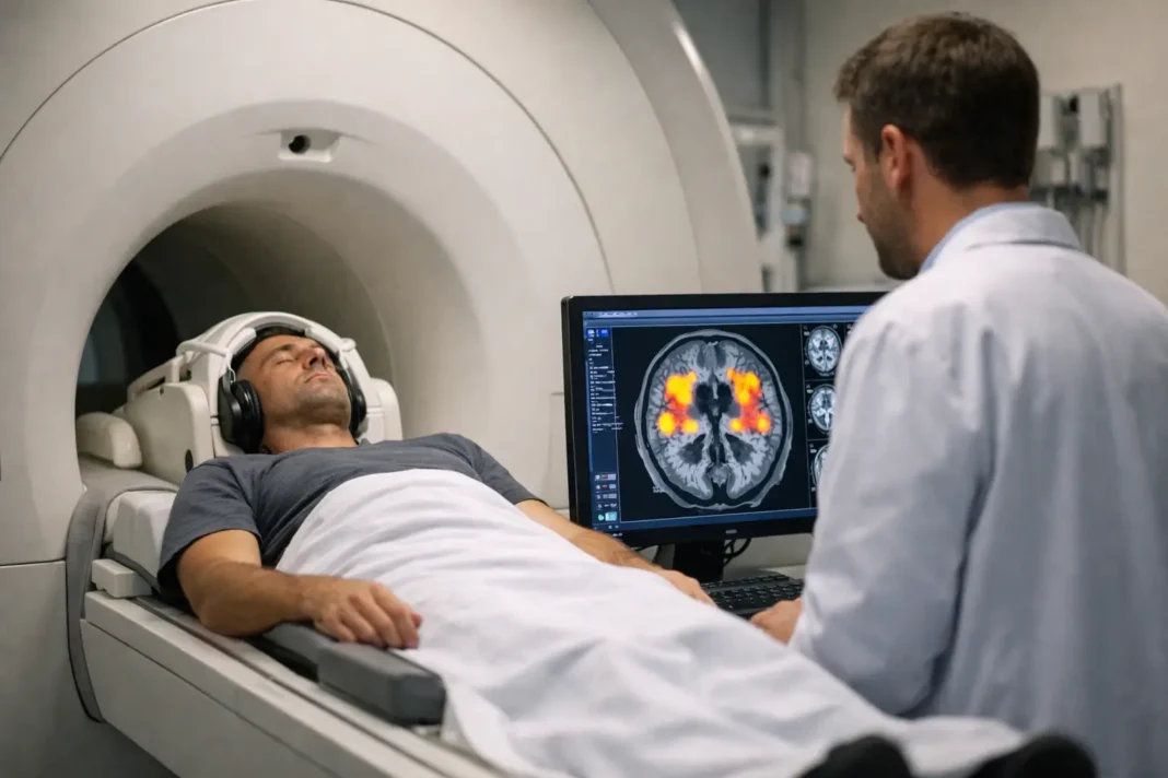 Movement-triggered flares tie chronic low back pain to the brain’s self‑referential network