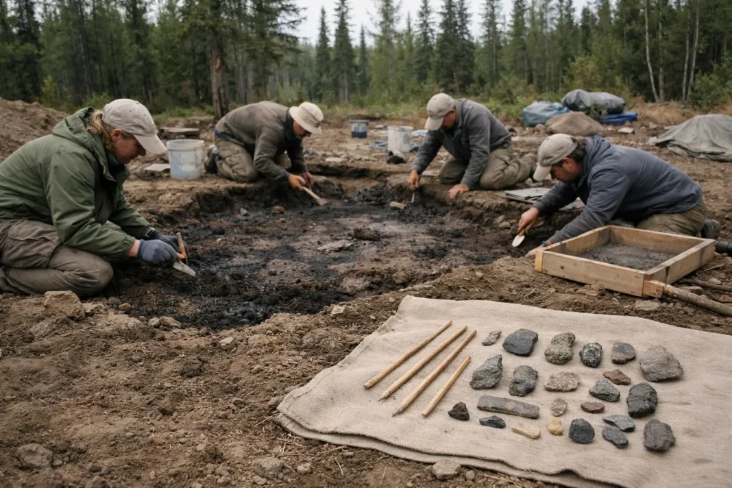 13,800-Year-Old Alaskan Camp Reveals Earliest Dwelling and Continental Links