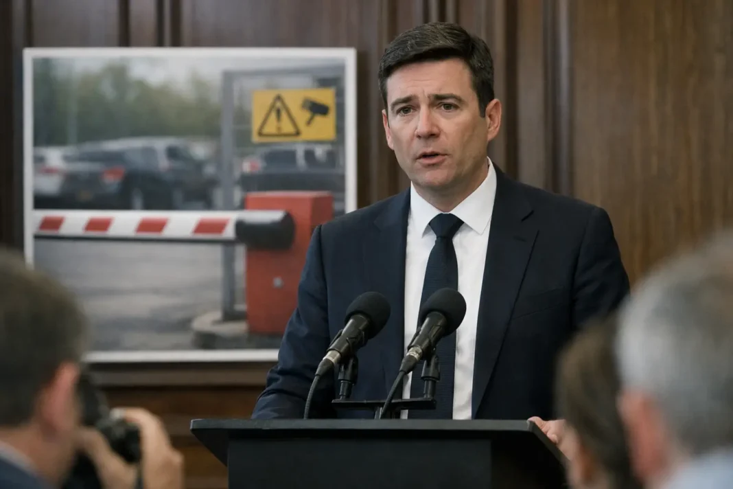 Burnham pledges crackdown on 'rip-off' private parking charges Burnham pledges crackdown on 'rip-off' private parking charges