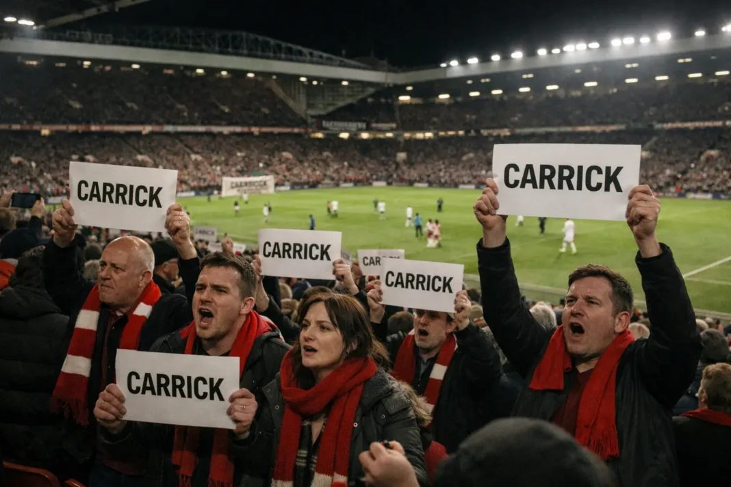 Carrick Chants Cut Through Old Trafford Frustration Carrick Chants Cut Through Old Trafford Frustration
