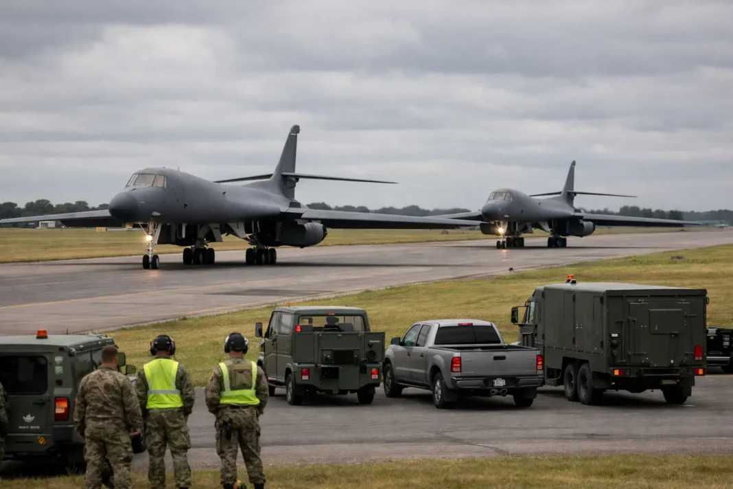 Trump Says 'Threat' Prompted Removal of US B1 Bombers from RAF Fairford