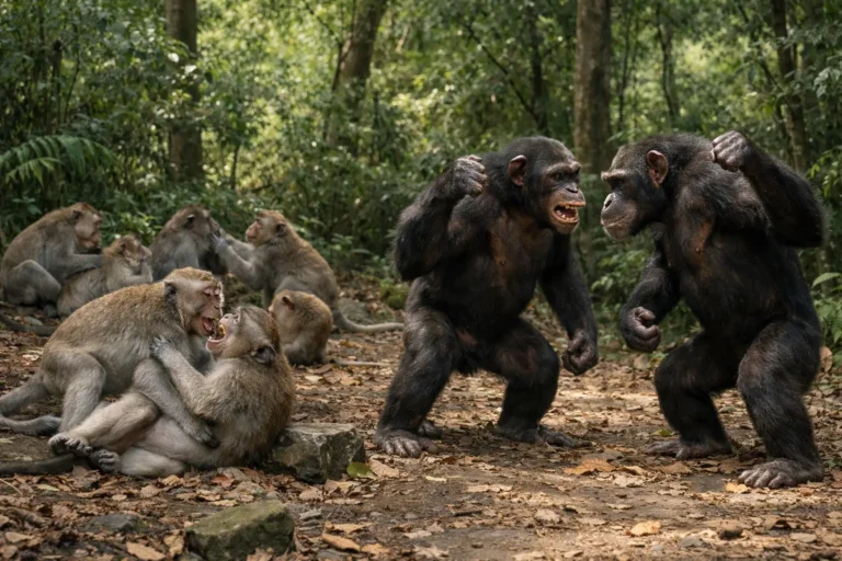 Study of 100 primate species separates everyday aggression from lethal violence