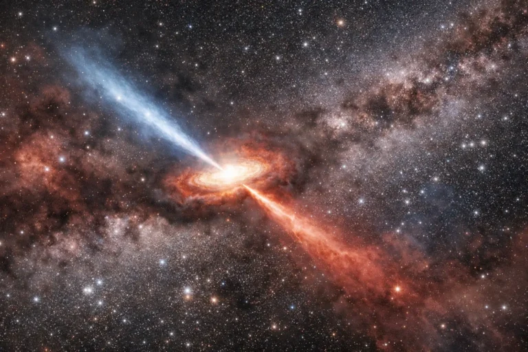 Astronomers Identify Strong Candidate for First Galactic Microblazar